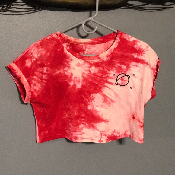 unbranded Tops - 3 for $20 Tie Dye Planet Crop Top